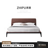 Manufacturer Italy Poliform original edition Engraved Fabric art Double bed modern Italian Marriage bed Master Bedroom