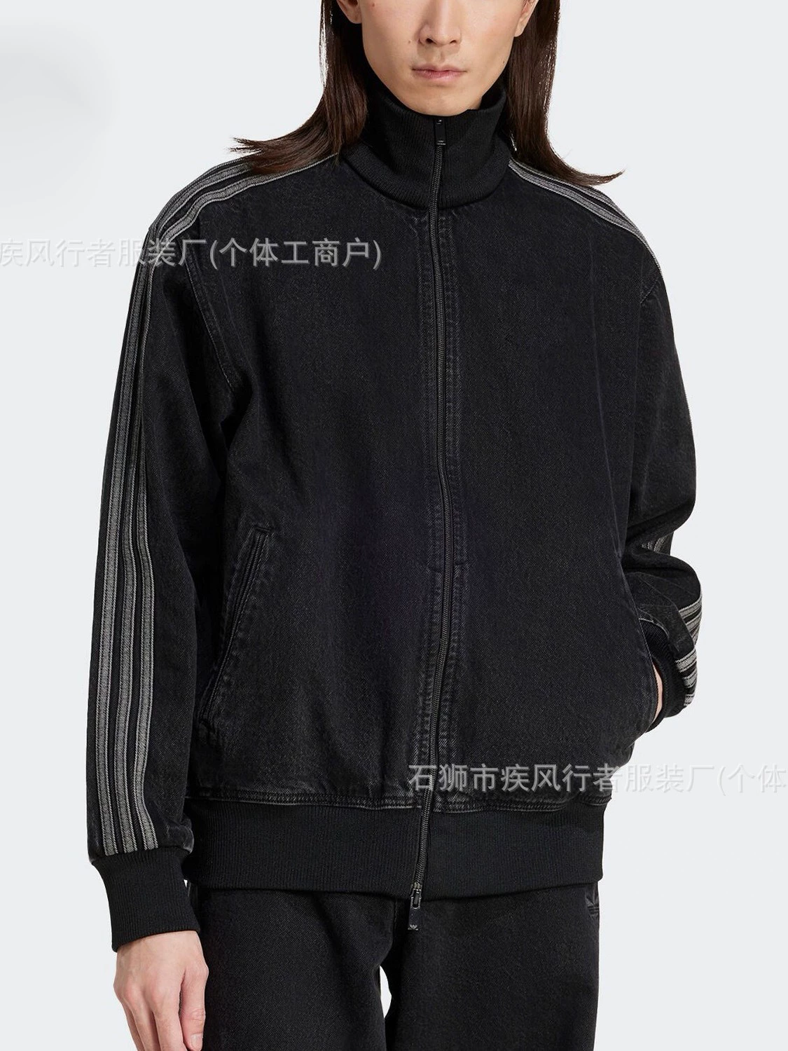 (Cross-border trading), fashionable short denim jacket for men and women, Amazon, European style