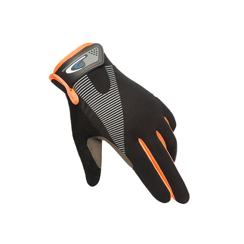 Outdoor cycling sport gloves for spring and summer fitness, mountain climbing and rock climbing, touch screen ice silk elastic breathable gloves, wholesale