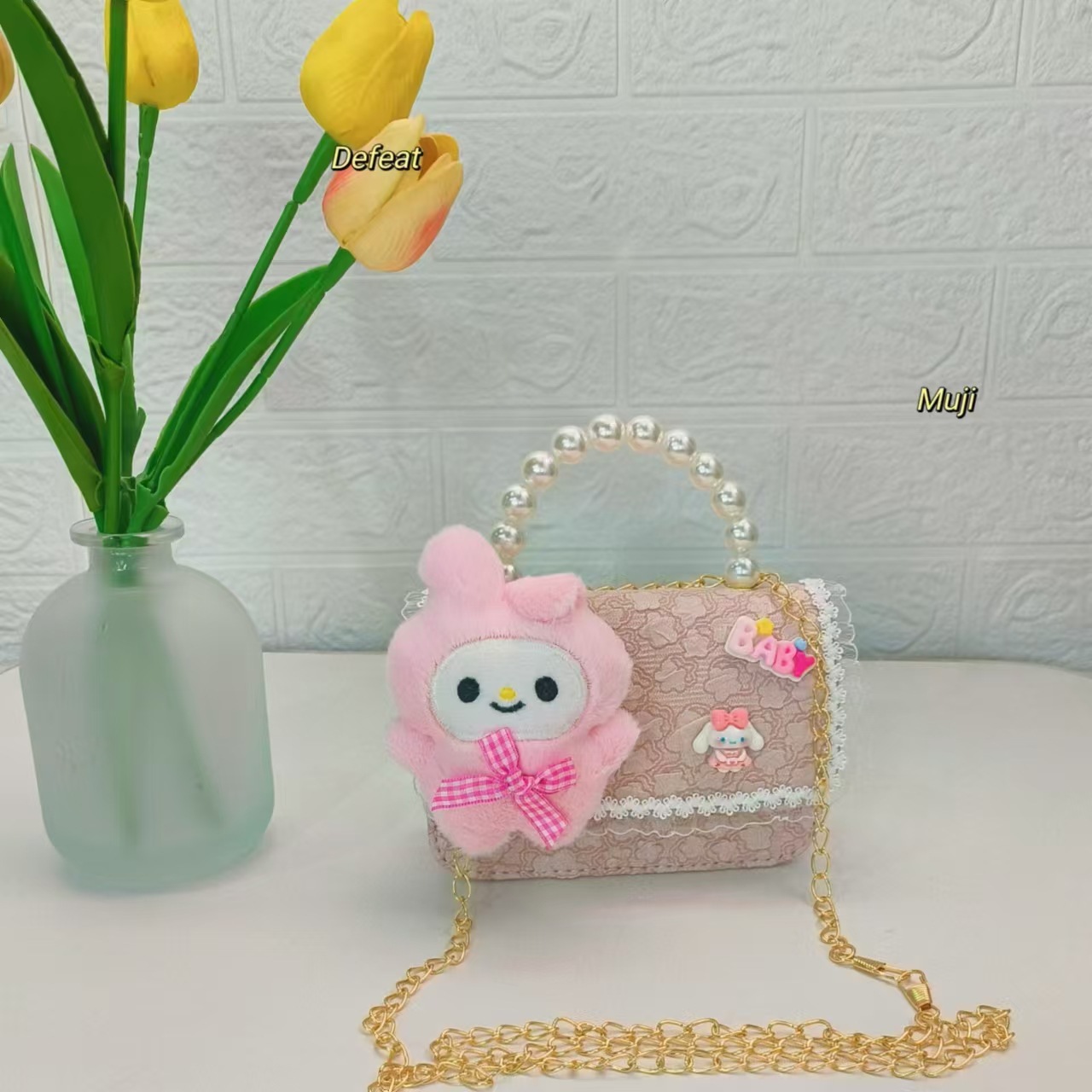 Juguetes de peluche bolsos de perlas bolsos de niños bolsos de princesa bolsos de cadena bolsos de hombro bolsos accesorios