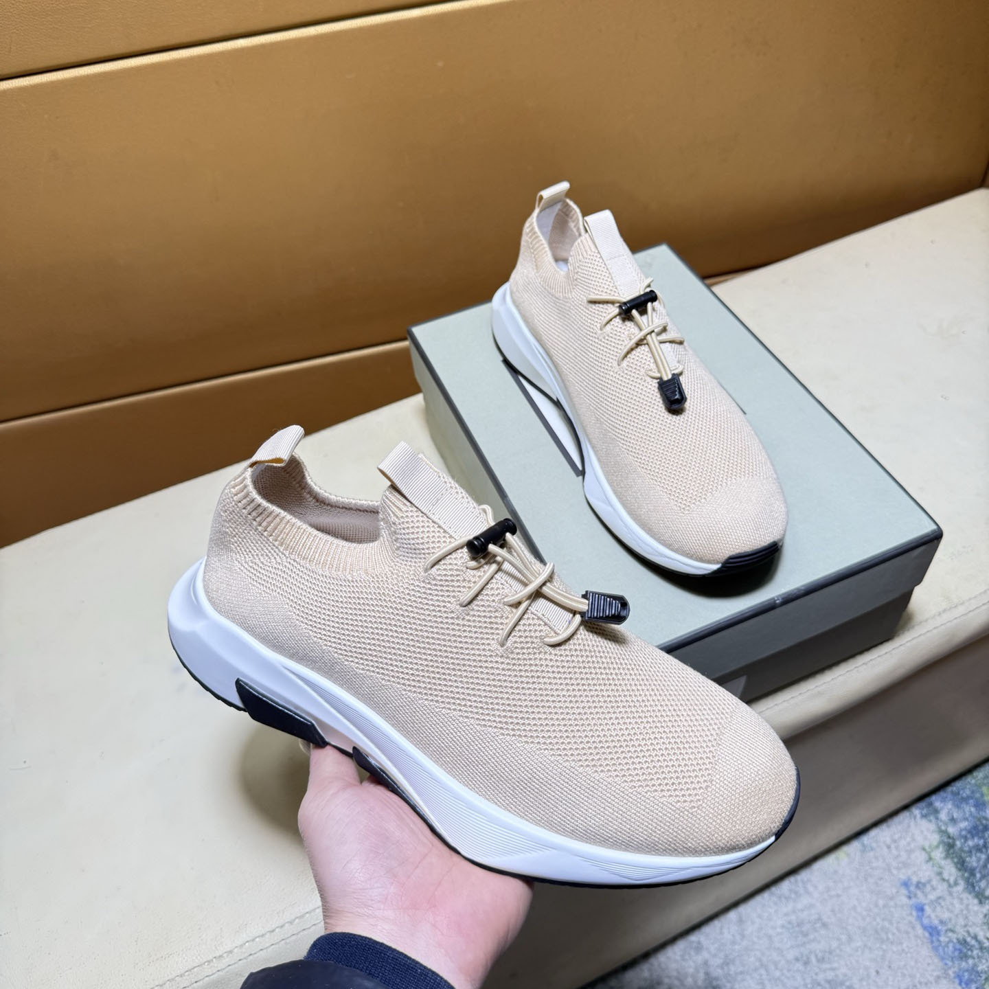 Chaussures décontractées homme en mesh respirant à lacets_voghion.com