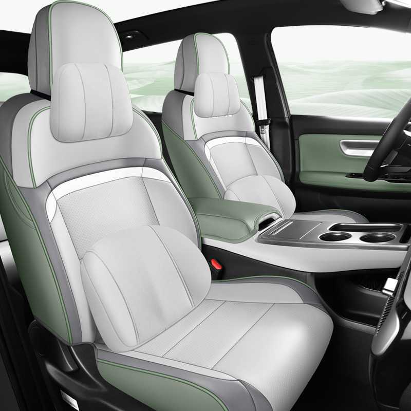 Modelə uyğun (Original) oturacaq örtükləri: Universal for GAC Aion - zero-banana-green-memory-foam-edition-note-car-model-year-rear-row-half-cover
