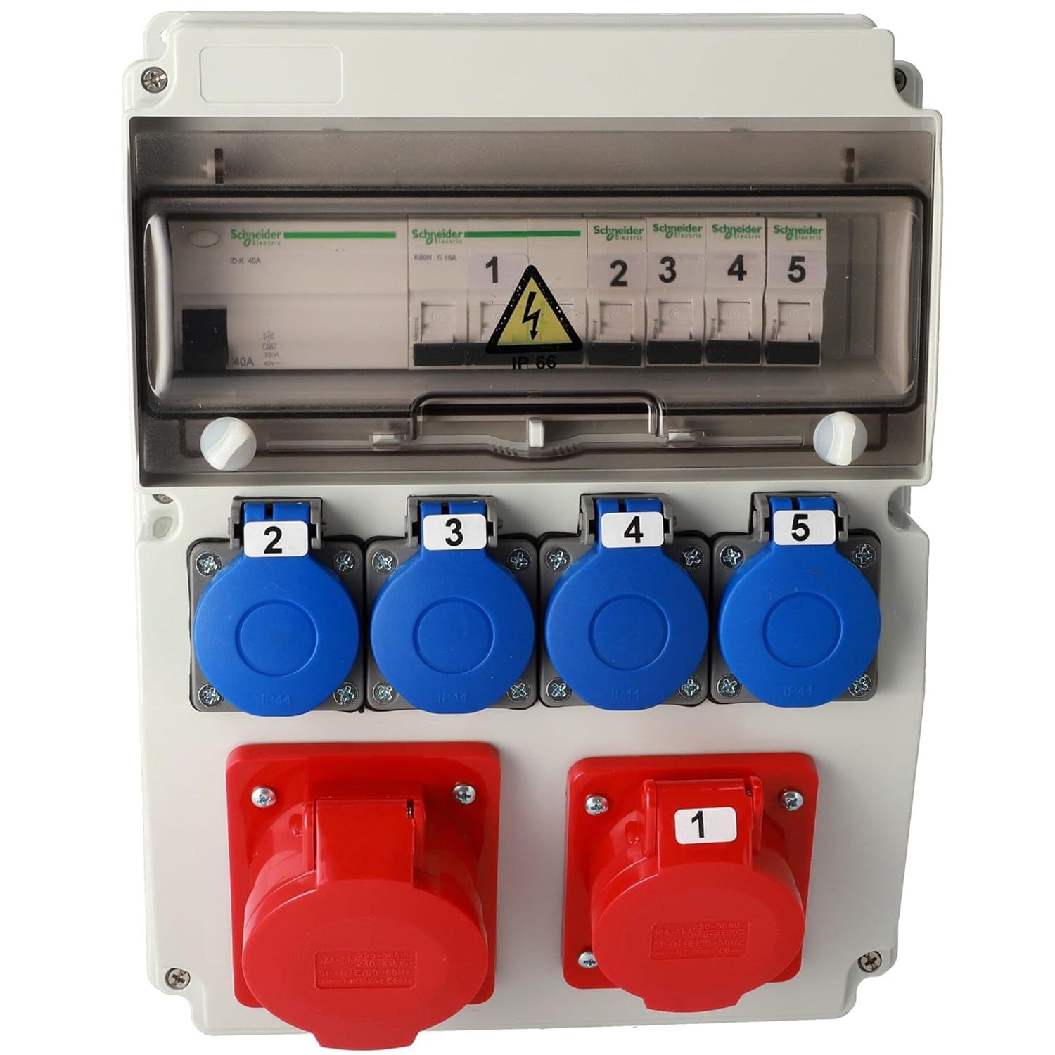 EDO, Baustromverteiler kompatibel mit Schneider for protecti