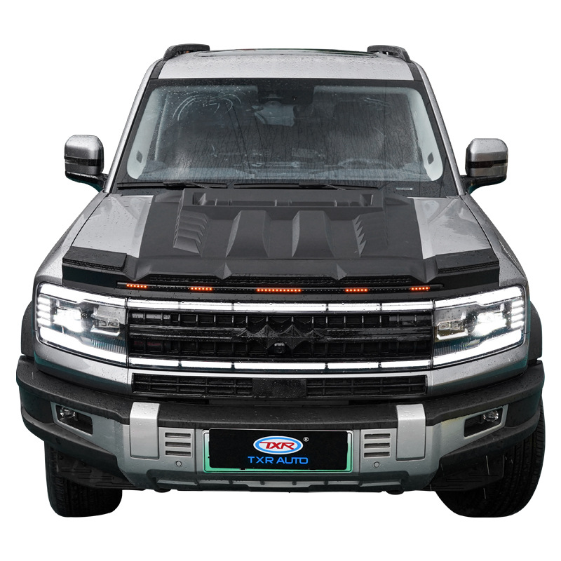 Fórmula aplicable de Txinrui Modificación del automóvil Leopard 5 con luz, cubierta de la máquina de bloqueo de piedra arenisca, accesorios especiales para reflectores superiores