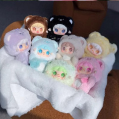 yooki氧氧4代咬一口小熊系列可爱挂件毛绒潮玩盲盒玩具挂件饰品