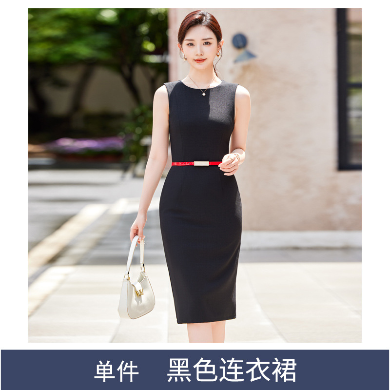 Черное платье 936 (без пояса)