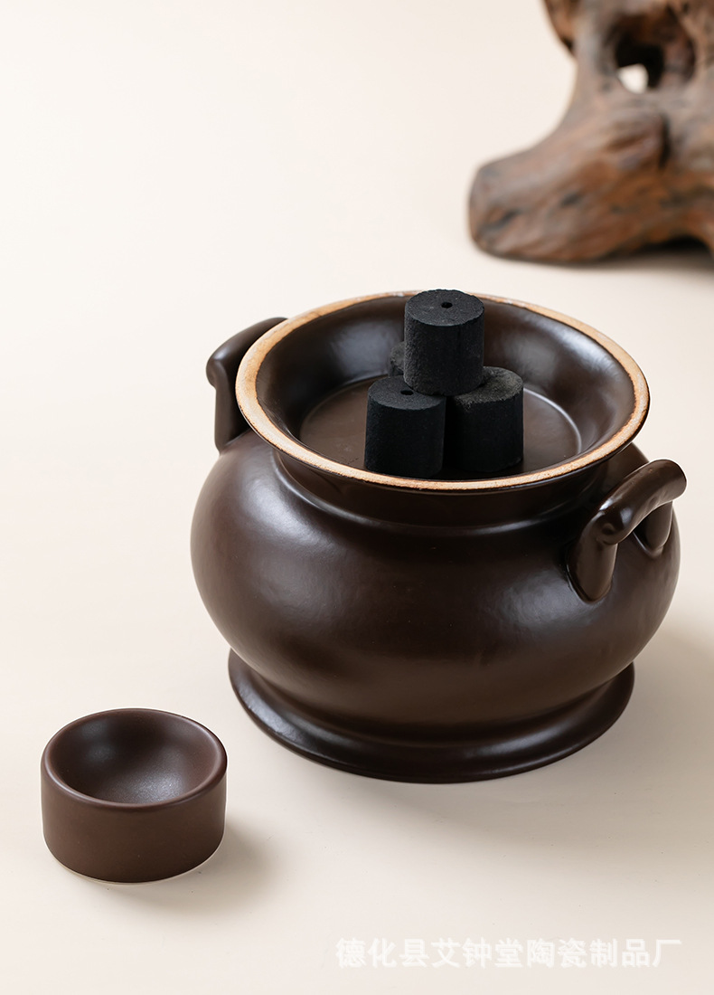 Wen Yang Guan Warm Yang Cup Bian Stone Navel Moxibustion Tool with Fire Bowl Large Size for Spa and Wellness Use quality and texture