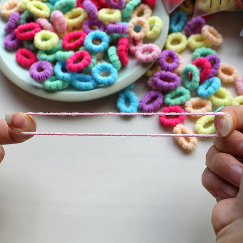 Baby Rubber Band Girl Braided Hair Flower Tooth Ring Children Girls Headband High Elastic No Hurt Hair Girl Hair Accessories Headband