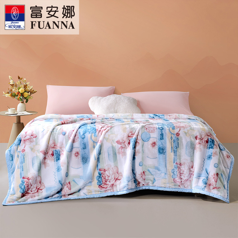Fuanna doble capa rasher manta sofá manta almuerzo manta colchón manta invierno cálido lavable Manta
