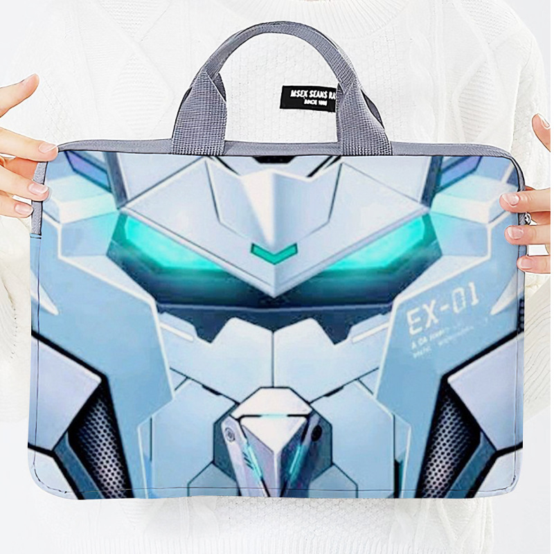 Cross-Border Technology Cyberpunk Style Laptop Bag, Printed Laptop Protective Cover, High-Looking Handbag