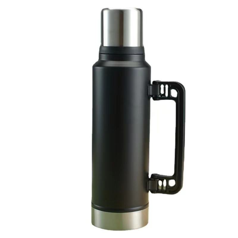 Transfronterizo 304 taza de acero inoxidable de doble capa de gran capacidad de viaje portátil al aire libre taza de aislamiento grande al por mayor image 8