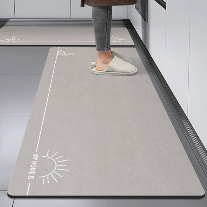 Lodo de diatomita ligero lujoso simple cojín de puerta 04