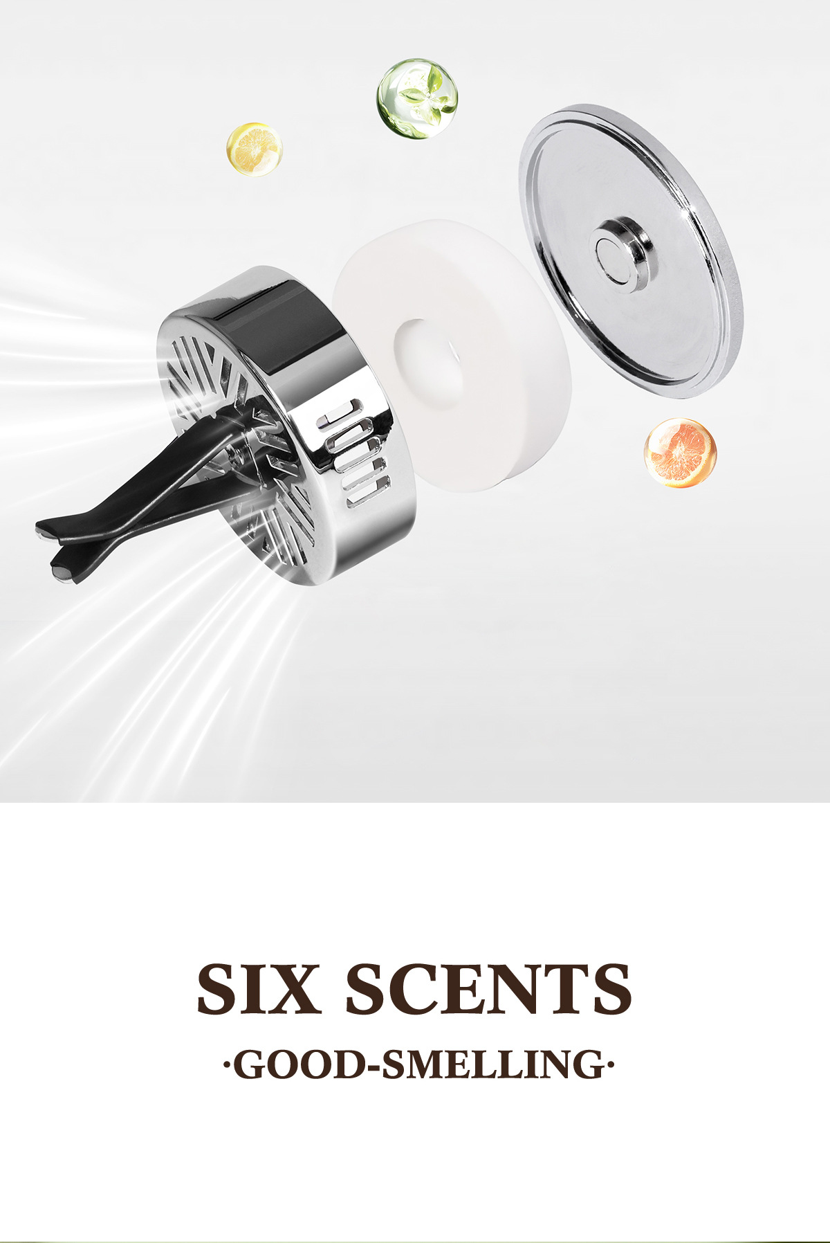 High-End Popular Car Air Outlet Aromatherapy Car Perfume Car Deodorization and Odor Removal Adjustable Car Fragrance Diffuser