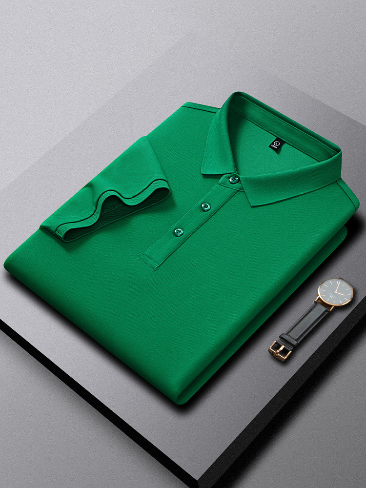 Однотонная ткань, футболка polo, короткий рукав