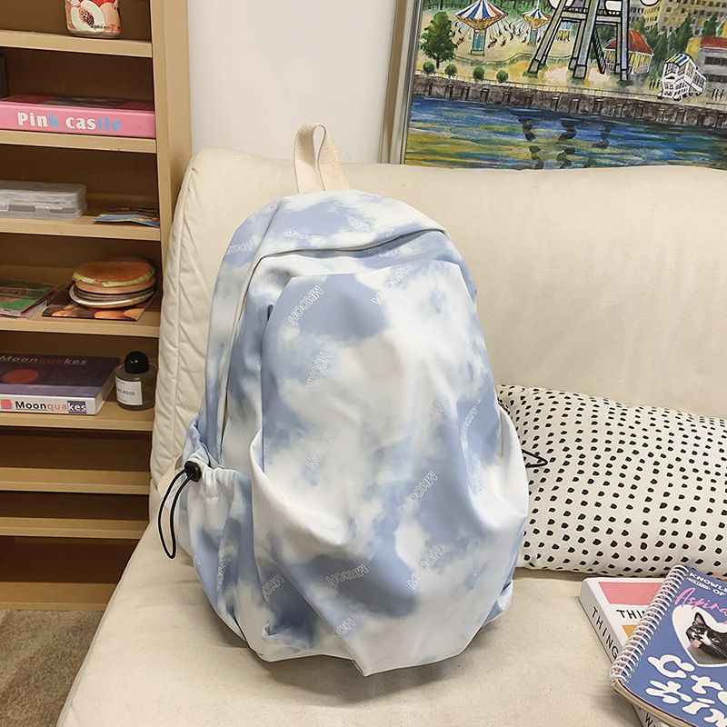 Tendencia de gran capacidad, bolsos impermeables personalizados, ocio y ocio, mochilas de clase para estudiantes, bolsos de cercanías simples y ligeros
