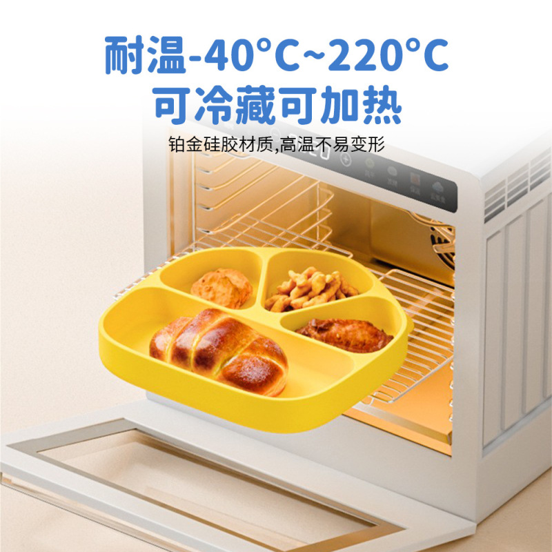 子供用食器セット、ベビーシリコンボウル、フォーク、スプーン、離乳食ボウル、食器、食品グレードシリコン食器|undefined