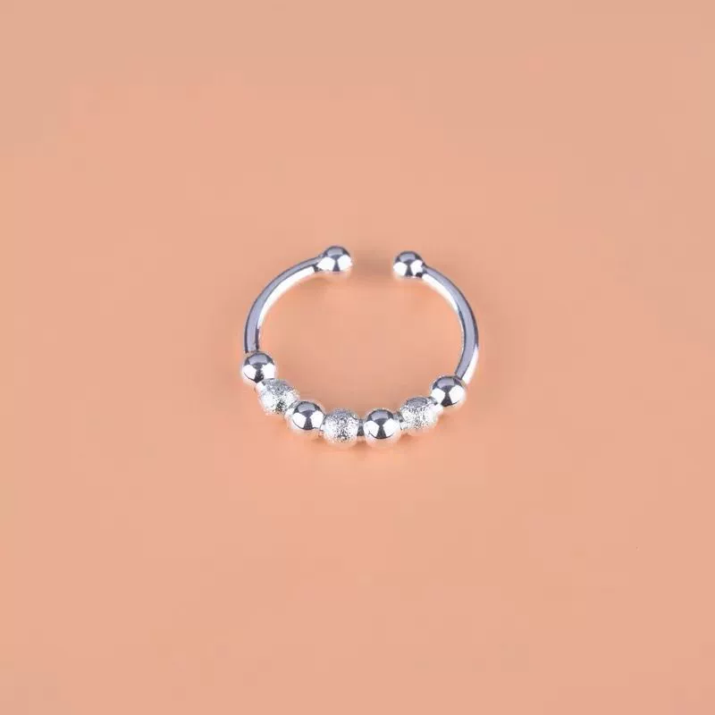 Модное кольцо, серебро 925, простой и элегантный дизайн