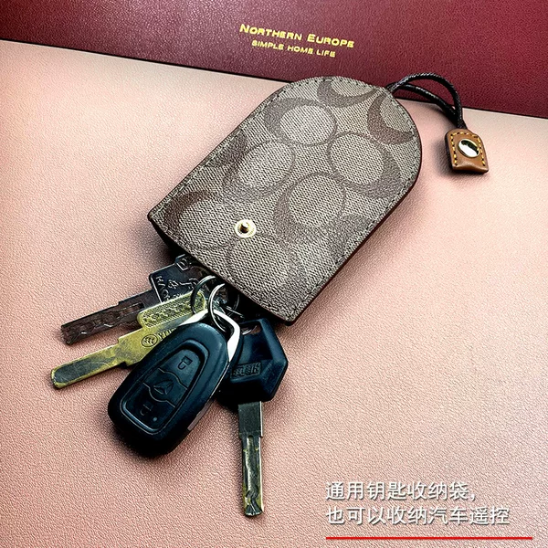 New men's and women's multi-functional key bag fashion retro car key bag remote control storage bag key hanging buckle