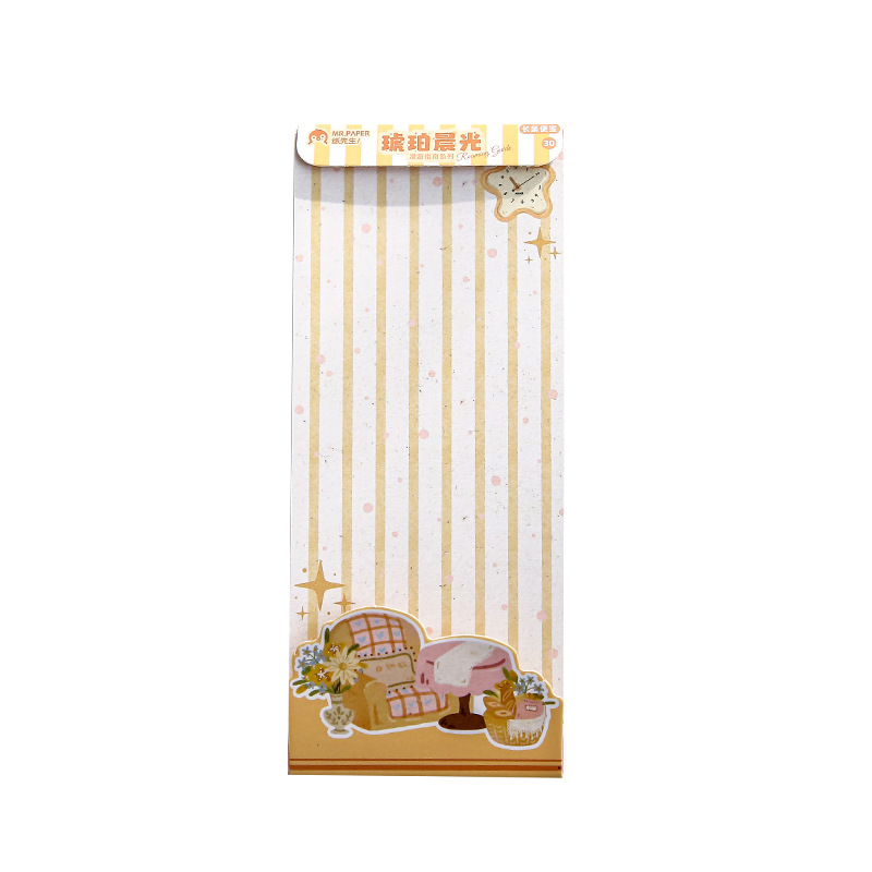 Mr. Paper N-stickers guía de itinerancia de notas adhesivas originales ins notas adhesivas para estudiantes notas de oficina notas