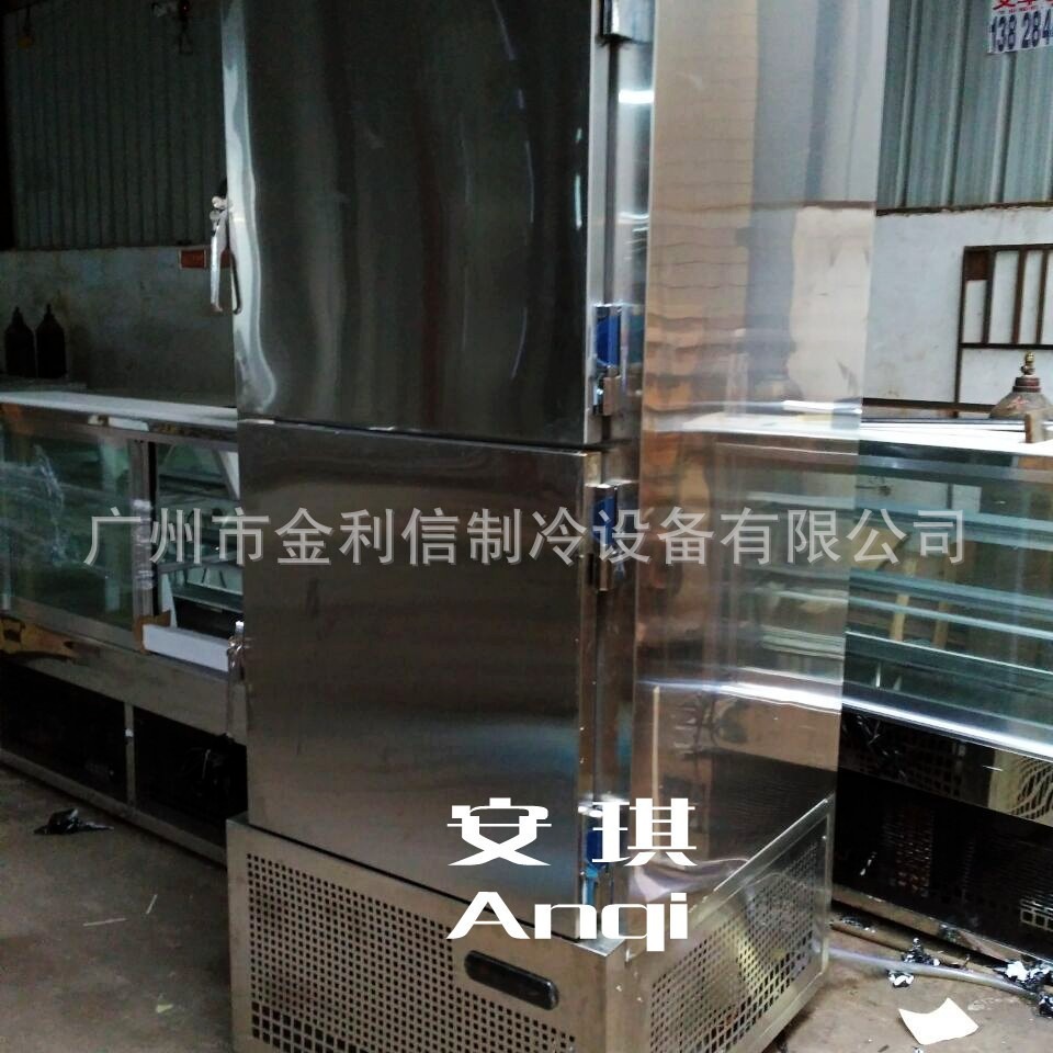 供应安琪牌急速速冻柜双门酒店鸡鹅肉急速冷冻柜超低温速冻机