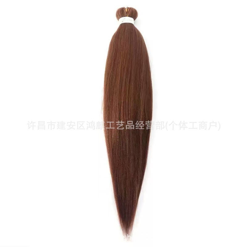 PVC fibra química de baja temperatura fluffy EZ trenza grande trenza fácil trenza image 10