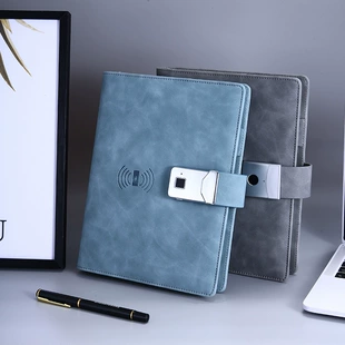 Creative laptop with usb charger, set, notebook, business version, Birthday gift