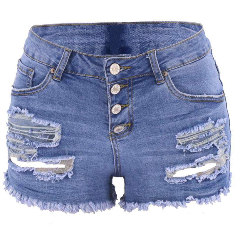 Nuevos Shorts de Mezclilla Desgastados para Mujer, Corte Ajustado, Primavera/Verano 2025, Disponibles en Amazon Europeo y Americano
