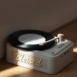Cross-Border Hot Selling Retro Mini Portable Peripheral Gumei Bluetooth Audio Smart Speaker White Noise