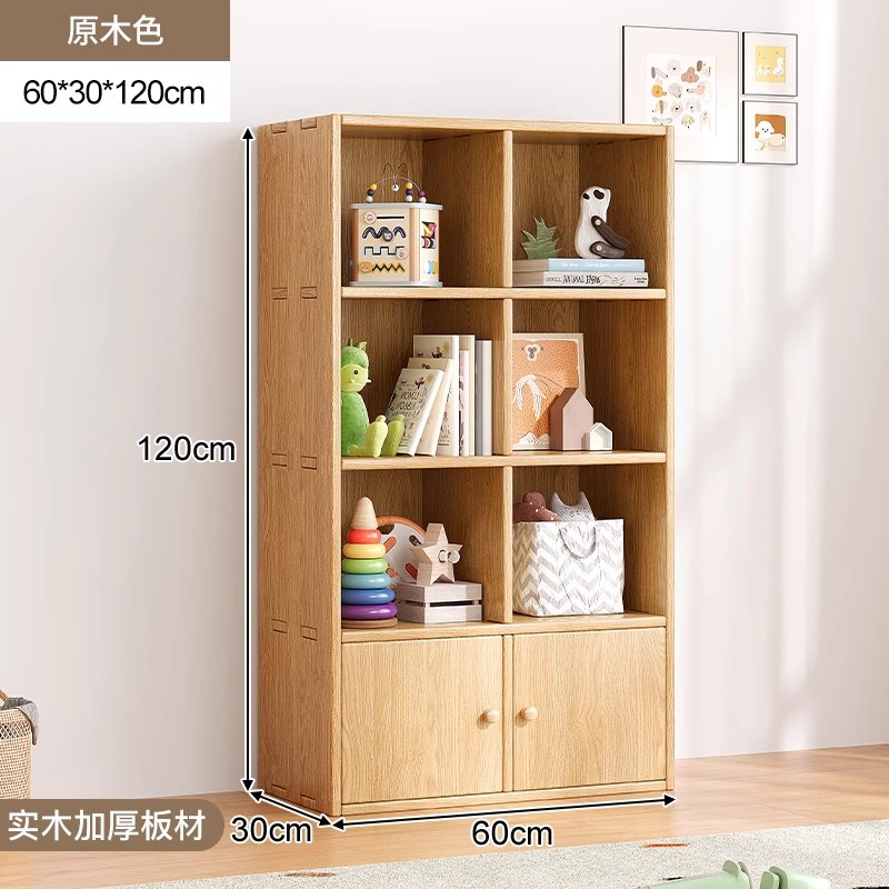 Gabinete bajo de madera maciza esquina de piso estantería estrecha gabinete lateral contra la pared estantería pequeña no ocupa espacio armario de almacenamiento simple