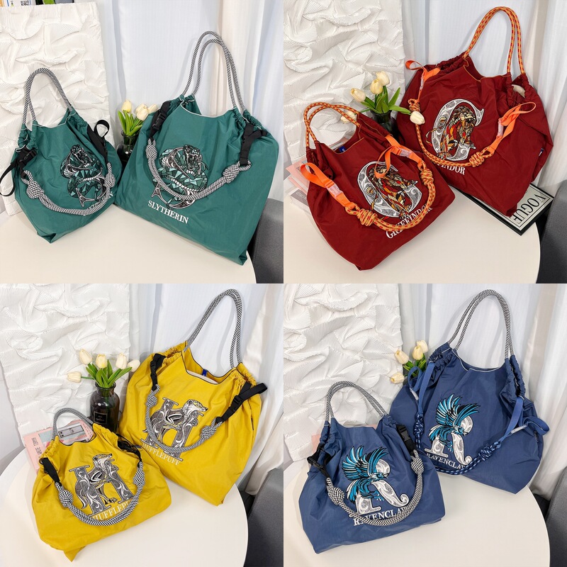 Cross-border 2024 New Harry Potter Large Capacity Shopping Bag Environmentally Friendly Bag Crossbody Bag Niche Canvas Bag Shoulder Bag