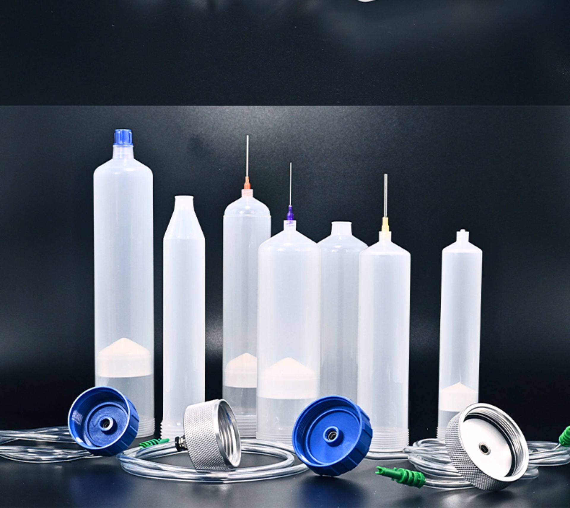 New American-Style Efd Dispensing Syringe with Large Capacity of 100-500Cc, Available in Three Colors, Plastic Dispensing Syringe in Stock