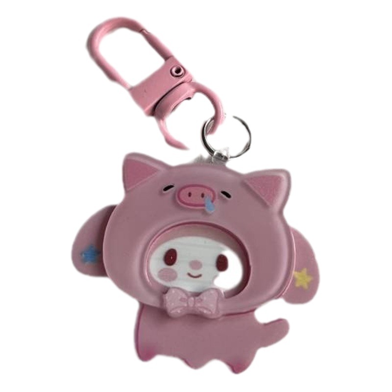 Con sombrero caminando Sanrio llavero lindo dulce chica corazón estrella bolsa de dibujos animados colgante novias Accesorios