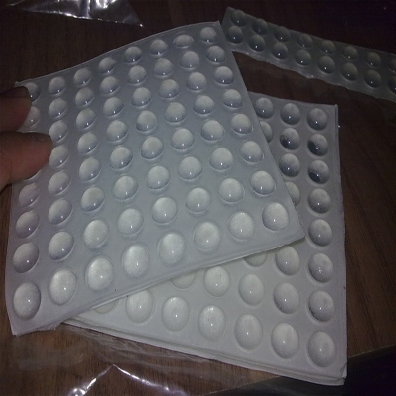 现货供应 半球形梯形防滑硅胶垫橡胶垫硅胶防撞胶粒透明黑白颜色