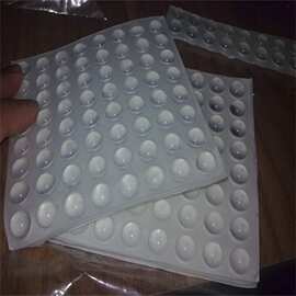 现货供应 半球形梯形防滑硅胶垫橡胶垫硅胶防撞胶粒透明黑白颜色