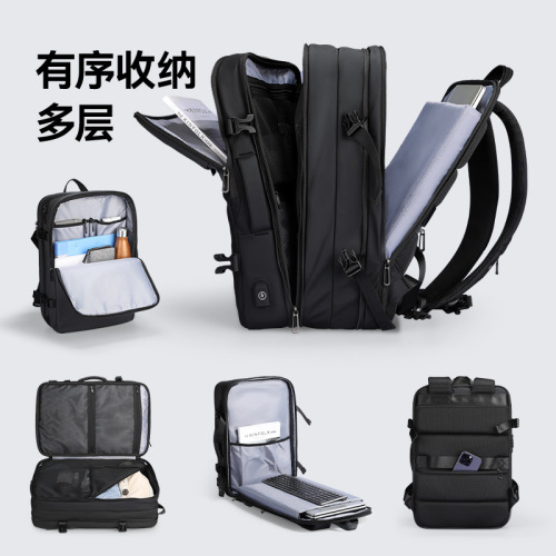 Mark Ryden cross-border new backpack large capacity expansion backpack men's business travel backpack Guangzhou luggage