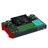 Десять огней Звуковая карта G9 Профессиональный микшер звуковая карта Мобильный телефон компьютер универсальный 2023 новая сеть Красное оборудование для прямой трансляции