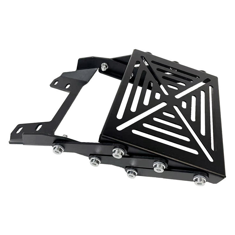 Es adecuado para el accesorio de modificación de la motocicleta Y16, asiento trasero grueso y marco de cola plegable, marco de cola deslizante y marco móvil de desmontaje rápido