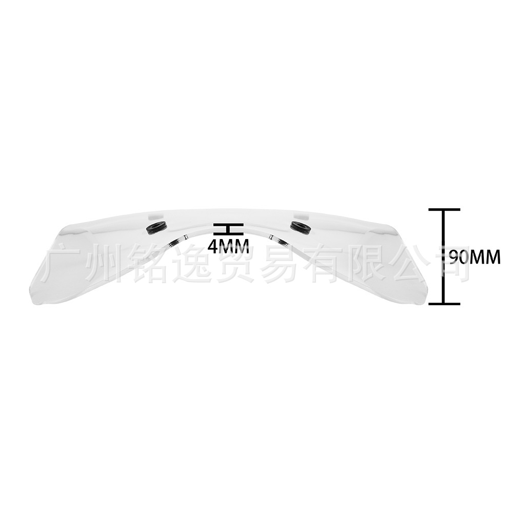 Suitable for Zontes 368g-737 Motorcycle Modification, Height-Increasing Windshield, Windscreen Deflector Accessories