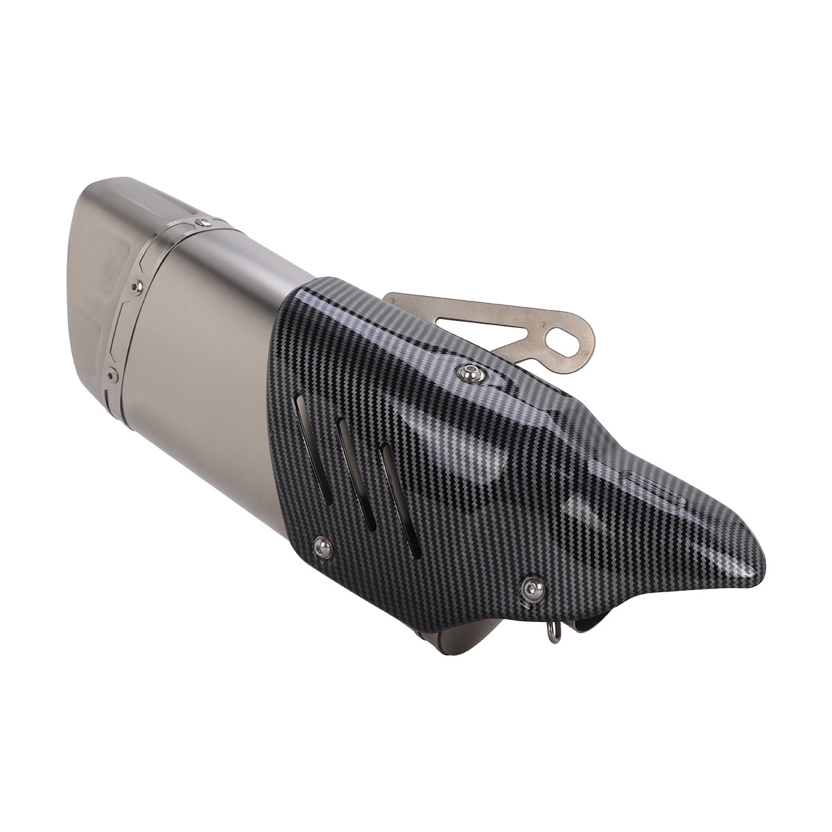 Suitable for modified diagonal quad-corner exhaust pipes for Sai 800, Chunfeng 655, Wuji SR450X, CBR500, and Kaiyue 625X