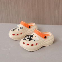 欧阳娜娜花园鞋卡洛驰云朵厚底女鞋坡跟凉鞋轻便包头洞洞沙滩凉鞋