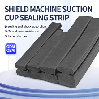 Electromechanical shield machine suction cup seal strip
