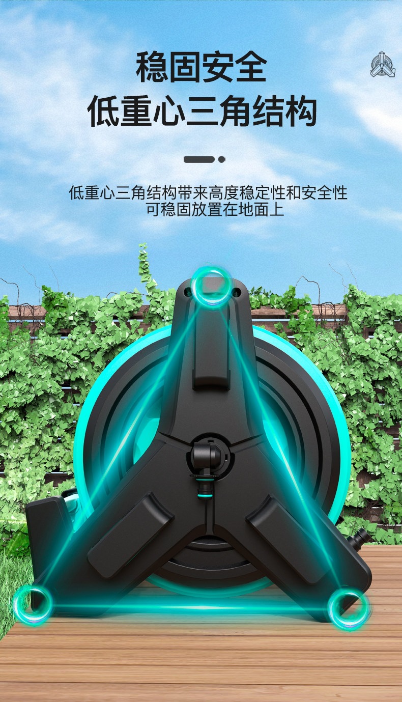 Suitable for car washing, high-pressure water gun, household water hose, flexible hose, water gun nozzle, foam sprayer, and can be used to rinse and connect to a water tap
