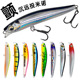 8 Colors Sinking Minnow Fishing Lures Hard Baits Fresh Water Bass Swimbait Tackle Gear