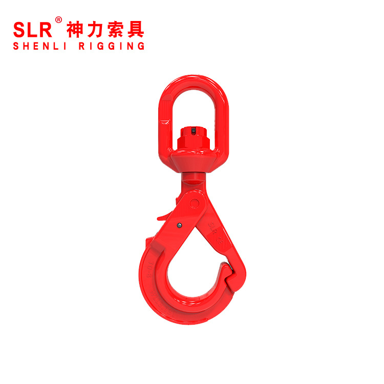 神力索具 合金钢锻造80级异型旋转安全钩 起重旋转吊钩 可批发