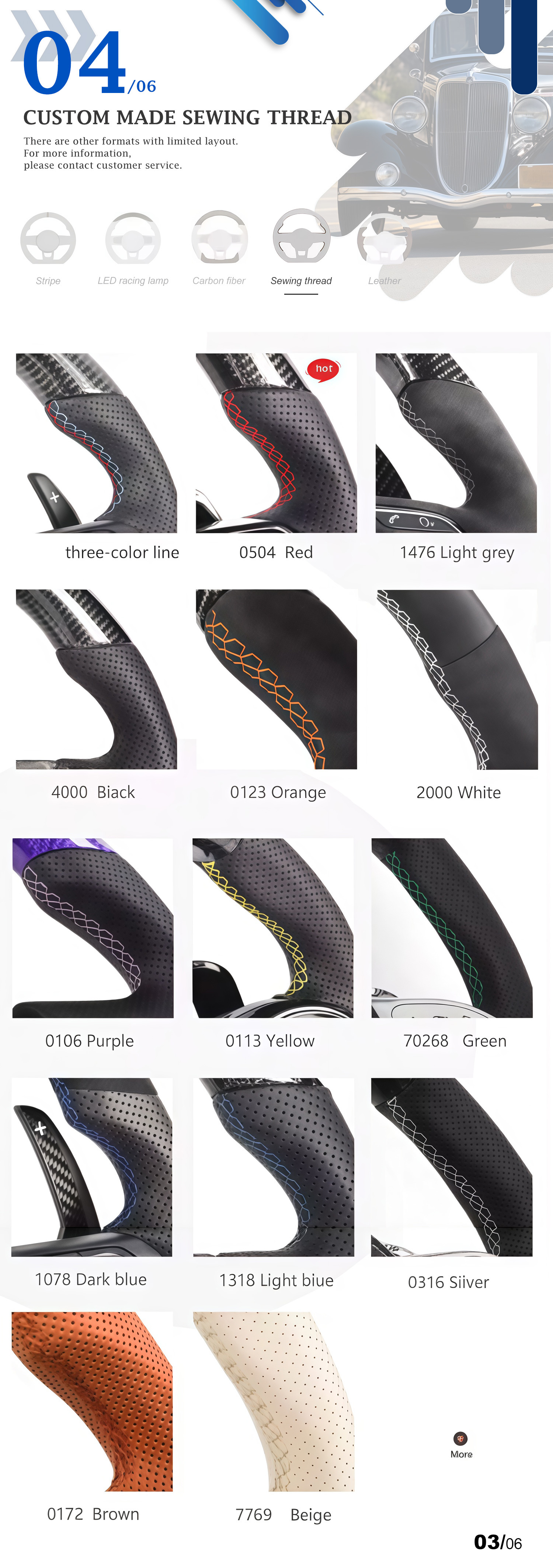 Car Steering Wheel Suitable for Mercedes-Benz, Bmw, Land Rover, Volkswagen, Tesla, Porsche Cars, Suede Steering Wheel