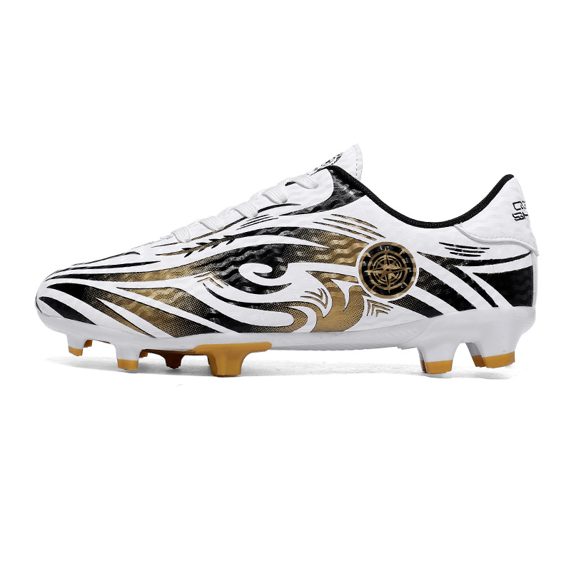 Nuevos zapatos de fútbol transfronterizos para hombres y mujeres, estudiantes de baja altura, competición del campus, zapatos de clavos largos, entrenamiento para estudiantes adolescentes
