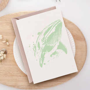 Creative Pattern Whale Template 2 Cross-Border Hot-Selling Painting Hollow Template Wall Painting Journal Decoration Masking Wholesale