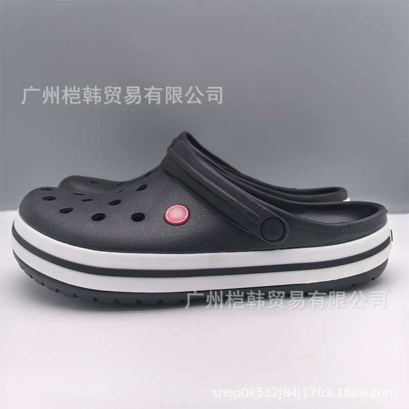 Сабо Cross Karoban для мужчин и женщин, модная универсальная уличная пляжная обувь в корейском стиле, удобные домашние сандалии.