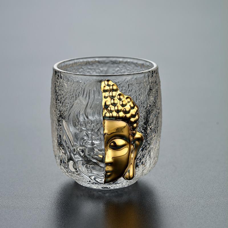 Taza de té de vidrio congelada, taza de té de kung fu, taza de té, taza de té personal, taza de té de vidrio