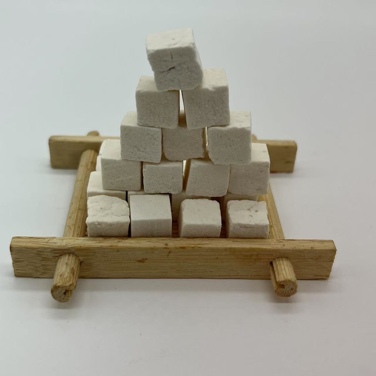 Poria Fu Ling Cubes 500g Dried Poria cocos Herbal Tea Pieces Yuexi New Stock quality and texture